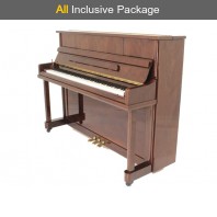 Steinhoven SU 112 Polished Walnut Upright Piano All Inclusive Package